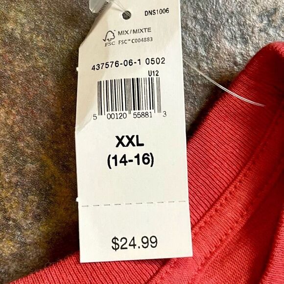 New! NWT Gap Kids Super Mario Red Tee Shirt XXL (14-16) - Picture 7 of 13